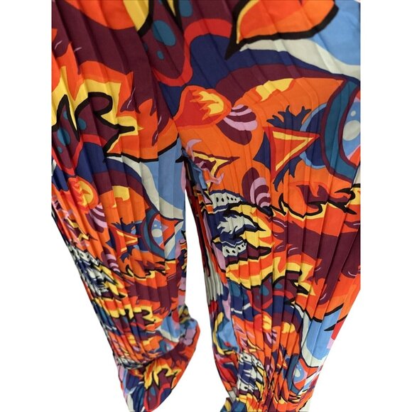 Ashley Stewart Womens Plus Size Multi-Color Printed Palazzo Pants size 18/20 - Picture 2 of 9